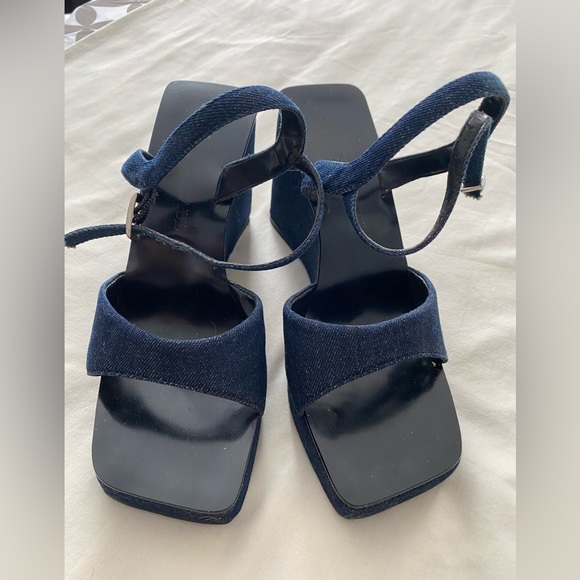 Vintage denim sandals - Picture 6 of 6